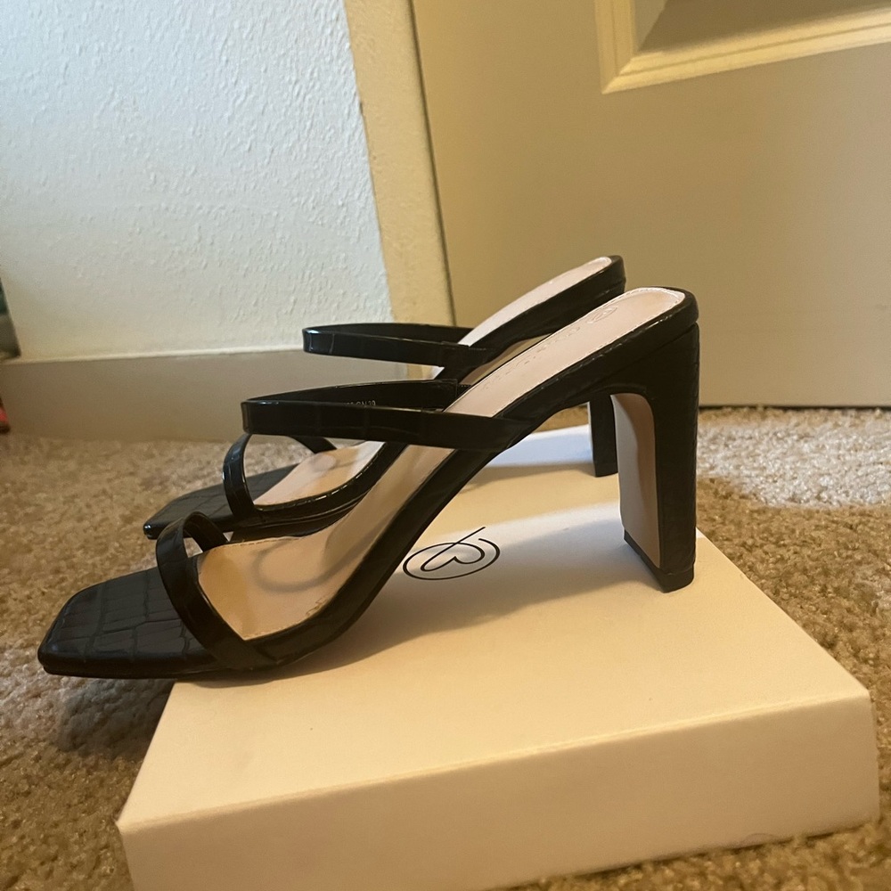 Black Amazon heels